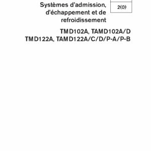 7739961 M.ATELIER D102-D122 Système Adm., Echap., & Refroidissement